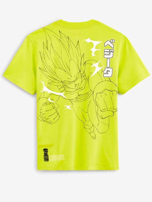 Celio Neonsárga férfi Celio Dragon Ball Z póló
