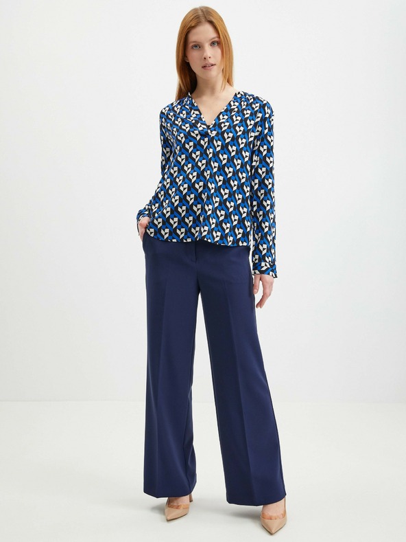 Orsay ORSAY kék mintás női blúz