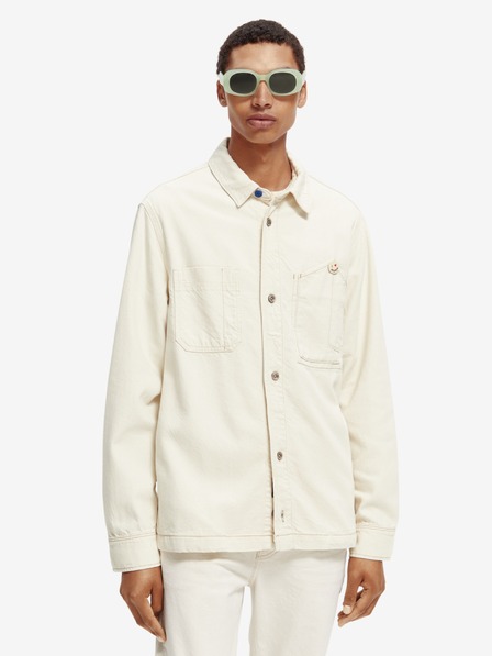 Scotch & Soda Krémszínű férfi farmerdzseki Scotch & Soda