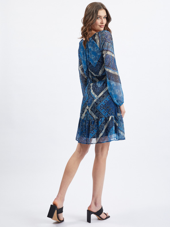 Orsay ORSAY sötétkék mintás női ruha