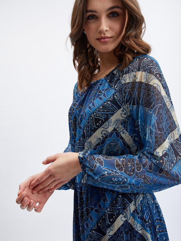 Orsay ORSAY sötétkék mintás női ruha