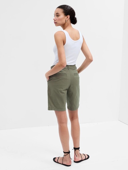 GAP Twill közepes derékú rövidnadrágok GAP