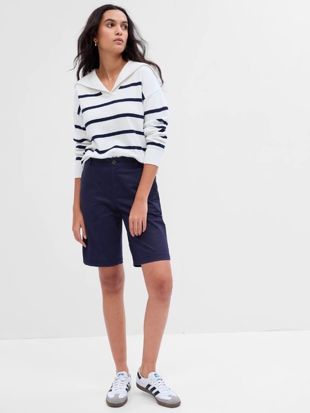 GAP Twill közepes derékú rövidnadrágok GAP