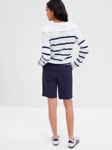 GAP Twill közepes derékú rövidnadrágok GAP