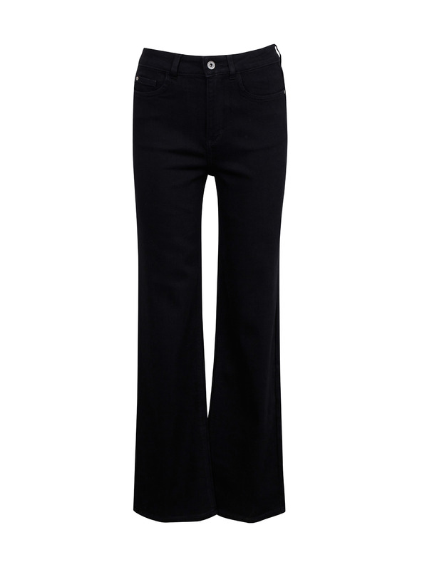 Orsay ORSAY fekete wide leg női farmer