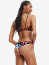 Desigual Fekete női mintás bikinialsó Desigual Playa I Fekete női mintás bikini alsó