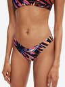 Desigual Fekete női mintás bikinialsó Desigual Playa I Fekete női mintás bikini alsó