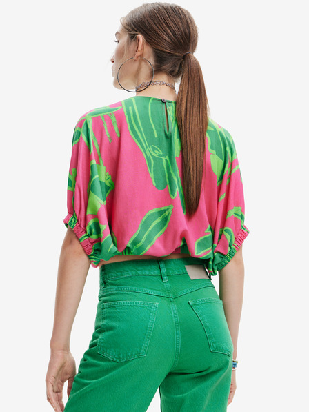 Desigual Zöld és rózsaszín Desigual Garret női felső