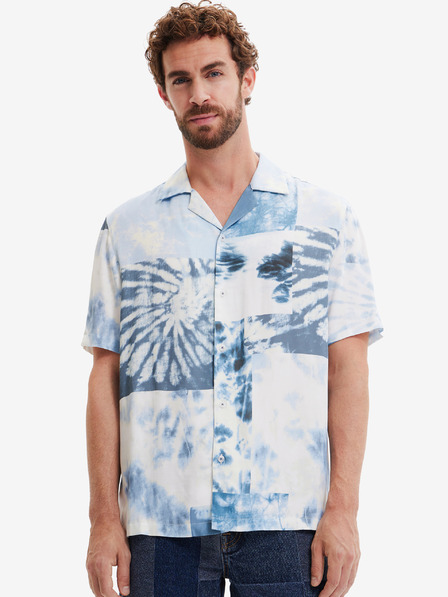 Desigual Fehér férfi Desigual Fresia mintás póló