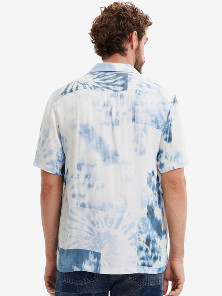Desigual Fehér férfi Desigual Fresia mintás póló
