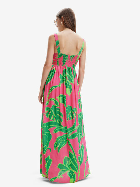 Desigual Zöld és rózsaszín Desigual női mintás ruha Damila