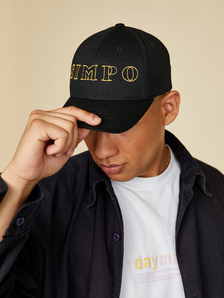 SIMPO Fekete unisex sapka Simpo Siluet