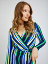 Orsay ORSAY zöld-kék csíkos női ruha