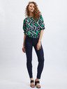 Orsay ORSAY fekete-zöld virágmintás női blúz