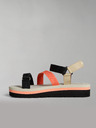 Napapijri Fekete és narancssárga női szandál NAPAPIJRI