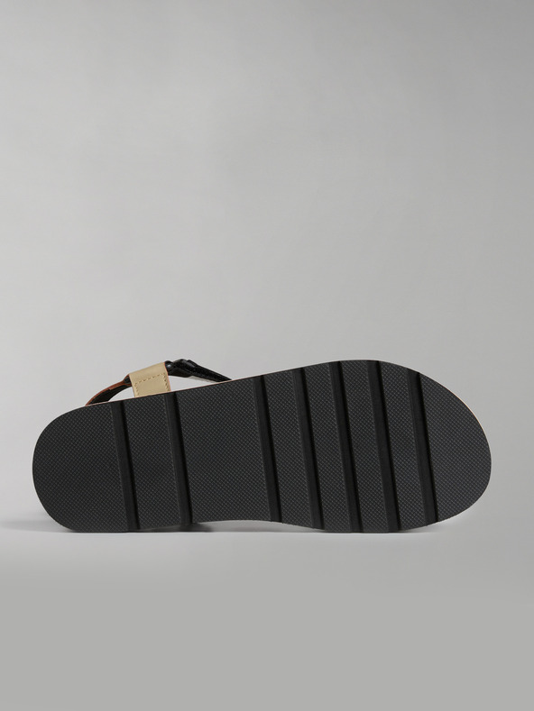 Napapijri Fekete és narancssárga női szandál NAPAPIJRI