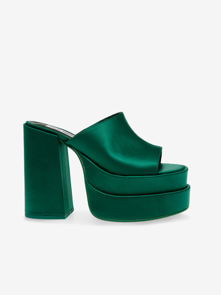 Steve Madden Sötétzöld női sarkú papucs Steve Madden