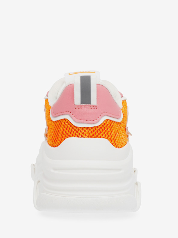 Steve Madden Fehér és narancssárga női platformcipő Steve Madden