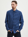 Scotch & Soda Sötétkék mintás férfi ing Scotch & Soda