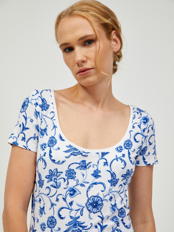 Orsay ORSAY kék-fehér mintás póló