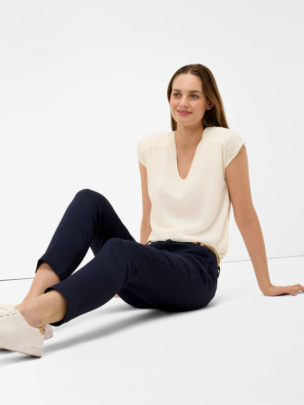 Orsay ORSAY sötétkék chino nadrág övvel