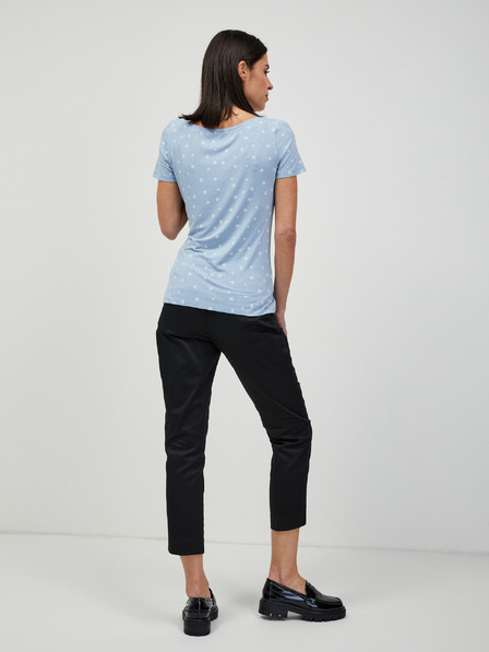 Orsay ORSAY világoskék virágmintás póló