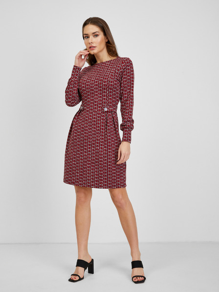 Orsay Piros mintás női ruha ORSAY