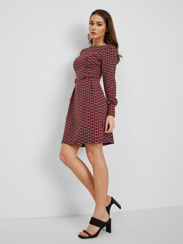 Orsay Piros mintás női ruha ORSAY