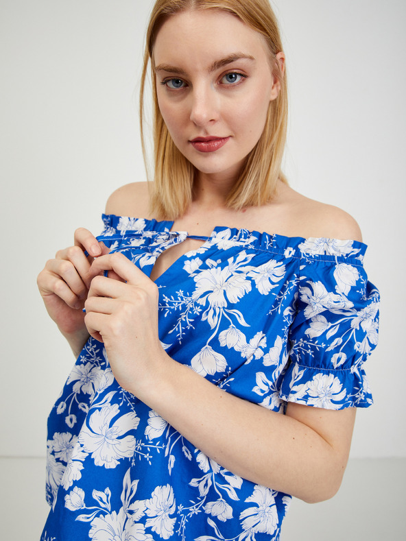 Orsay ORSAY kék női virágmintás blúz