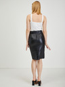 Orsay ORSAY fekete műbőr női ceruzaszoknya