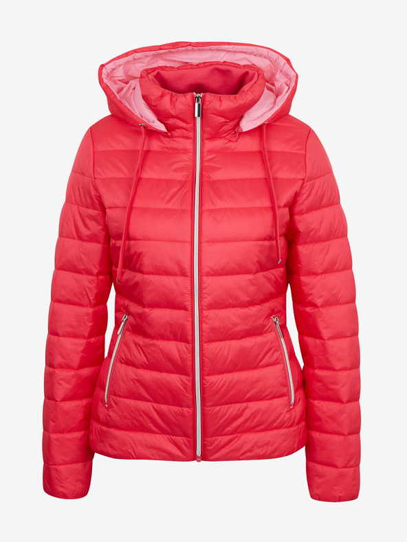 Orsay ORSAY sötétrószaszín steppelt női télikabát