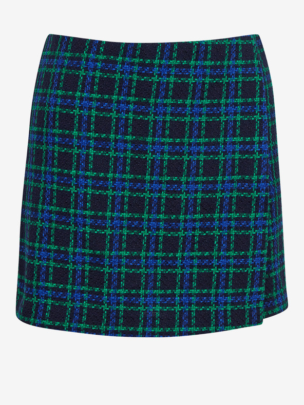 Orsay ORSAY zöld-kék kockás női szoknya