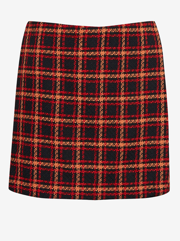 Orsay ORSAY piros-fekete kockás női szoknya