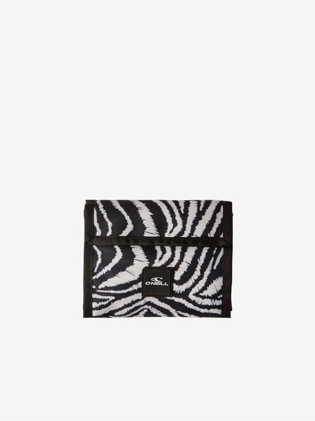 O'Neill Fekete-fehér női, állatmintás pénztárca O'Neill POCKETBOOK WALLET