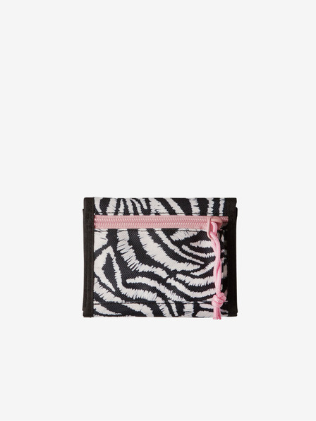O'Neill Fekete-fehér női, állatmintás pénztárca O'Neill POCKETBOOK WALLET