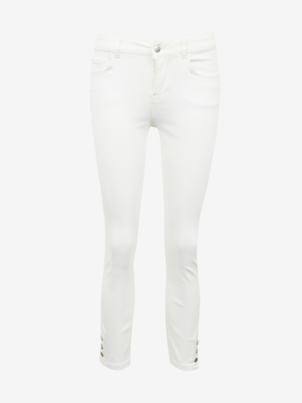 Orsay ORSAY fehér rövidített skinny fit farmer