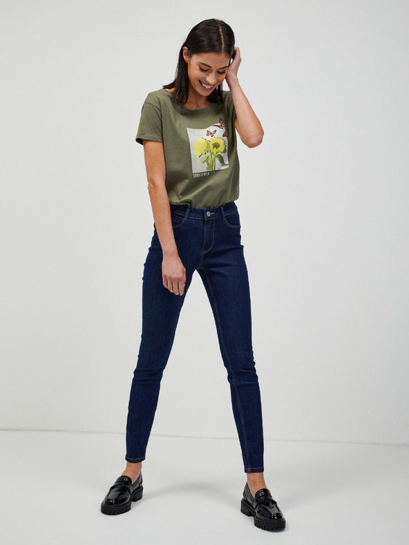 Orsay ORSAY sötétkék  push up skinny fit farmer