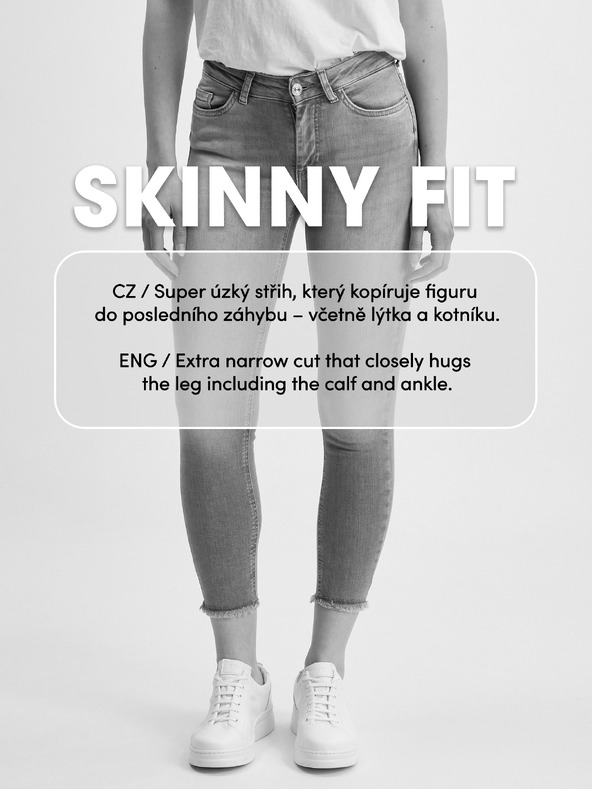 Orsay ORSAY sötétkék  push up skinny fit farmer