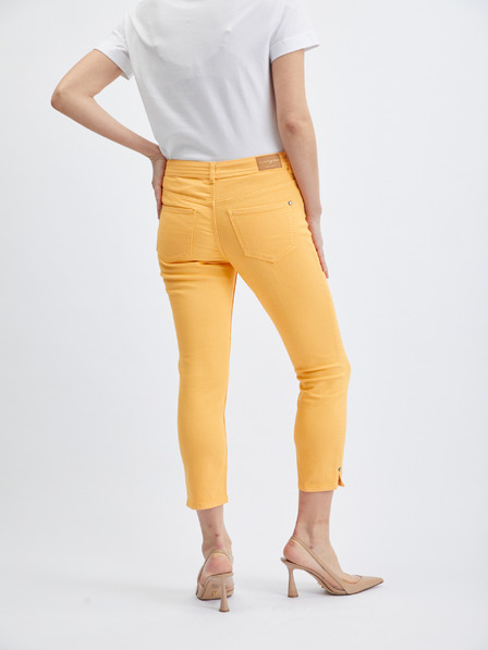 Orsay ORSAY narancssárga rövidített skinny fit női farmer