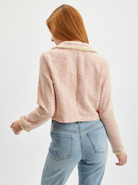 Orsay ORSAY világos roszaszín női tweed blézer