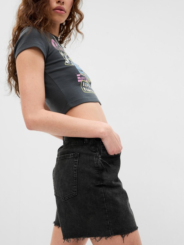 GAP Magas derekú farmer rövidnadrág GAP