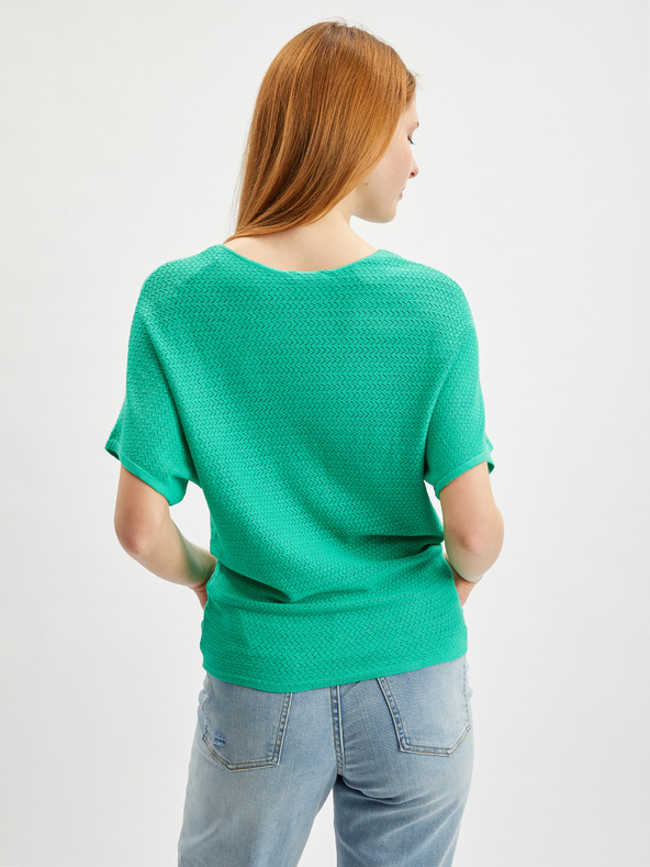 Orsay ORSAY világoszöld rövidujjú női pulóver