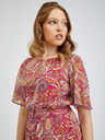 Orsay ORSAY piros-rózsaszín mintás női ruha