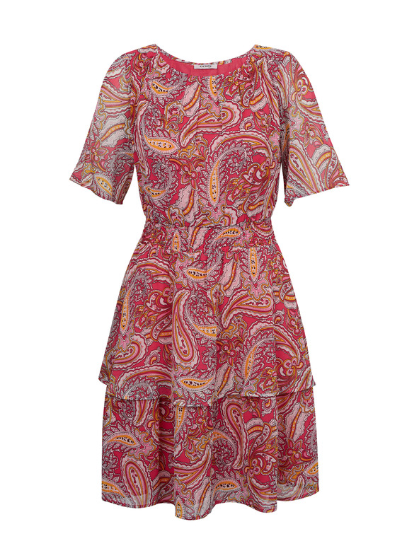 Orsay ORSAY piros-rózsaszín mintás női ruha