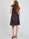 Orsay ORSAY fekete virágmintás női ruha