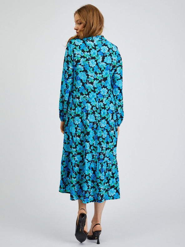 Orsay ORSAY fekete-kék mintás női ruha