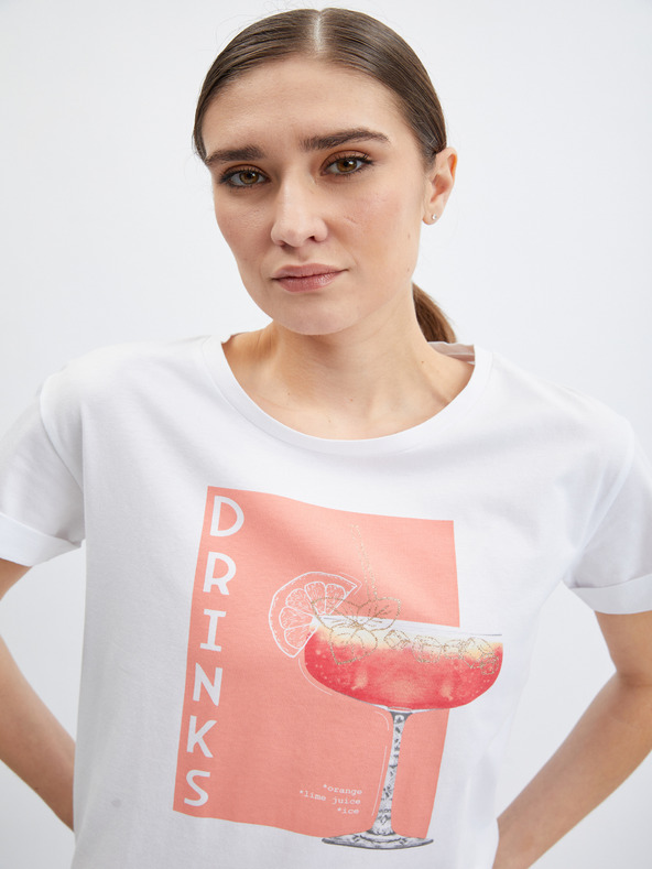 Orsay ORSAY fehér női póló