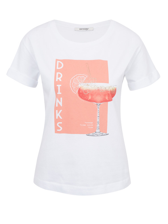 Orsay ORSAY fehér női póló