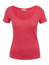 Orsay ORSAY sötétrószaszín pöttyös női póló