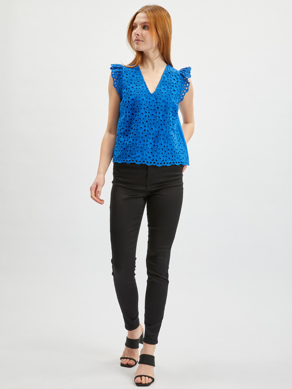 Orsay ORSAY kék mintás női blúz